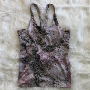 Lululemon Tank Top with Sports Bra Size 12